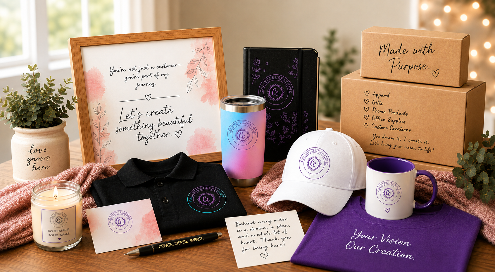 From Passion to Purpose: Caliste’s Creationz & More