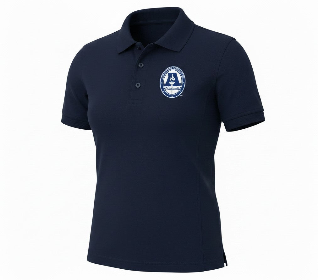 Zeta Phi Beta Archonette Youth Embroidered Polo – Navy Blue