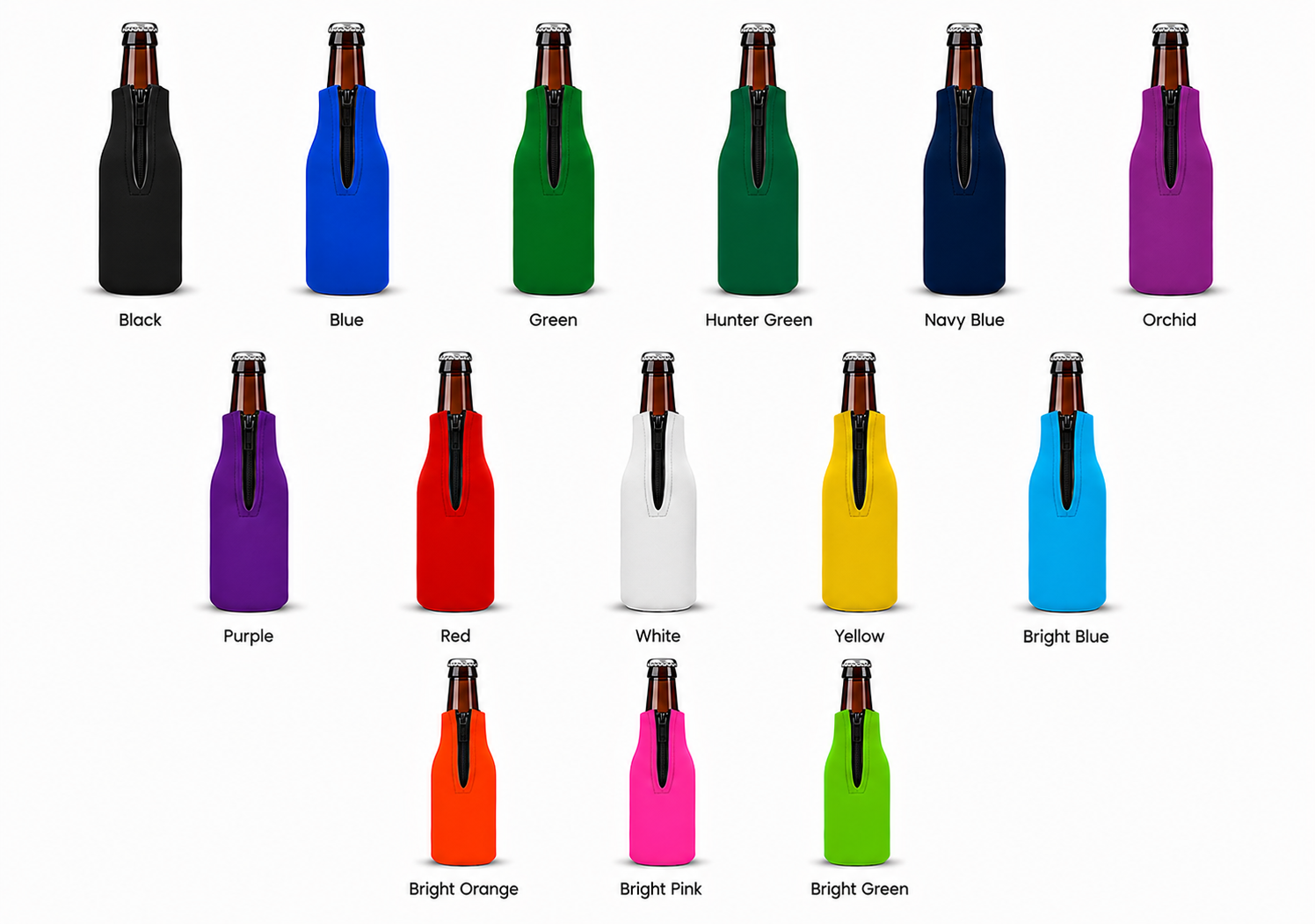 Zippered Bottle Cooler Sleeve