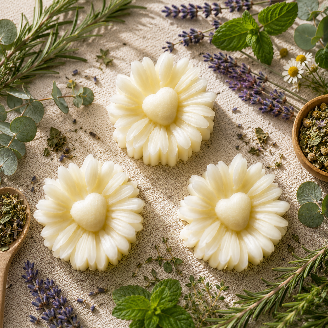 Daisy Beeswax Wax Melts  | Phthalate-Free Fragrance| 3-PK