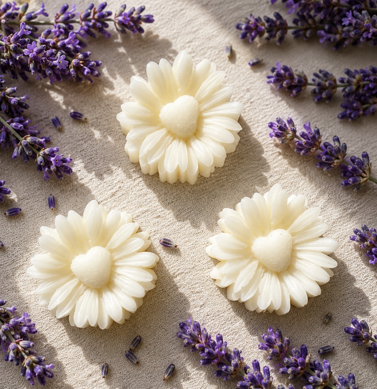 Daisy Beeswax Wax Melts  | Phthalate-Free Fragrance| 3-PK