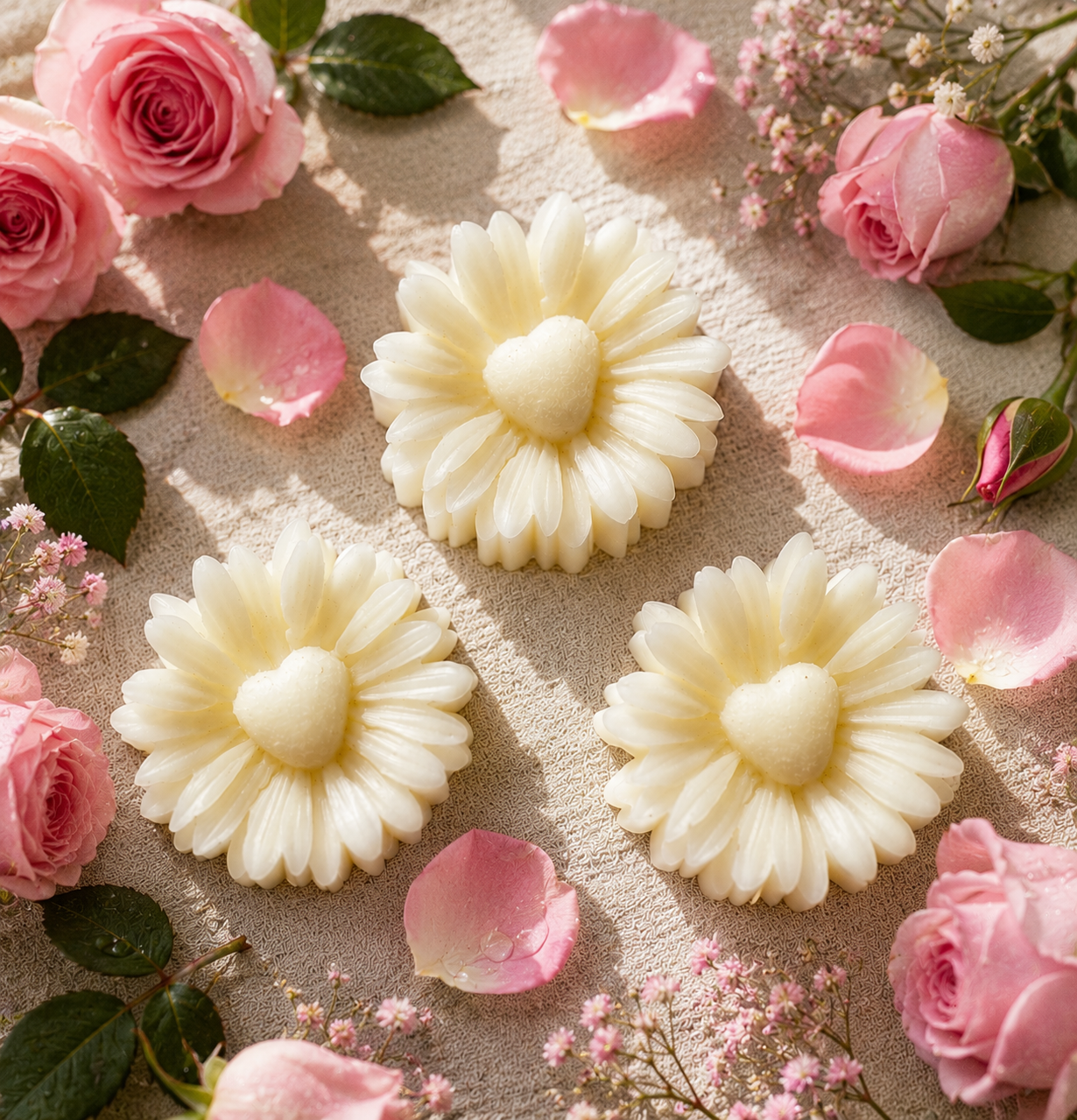Daisy Beeswax Wax Melts  | Phthalate-Free Fragrance| 3-PK