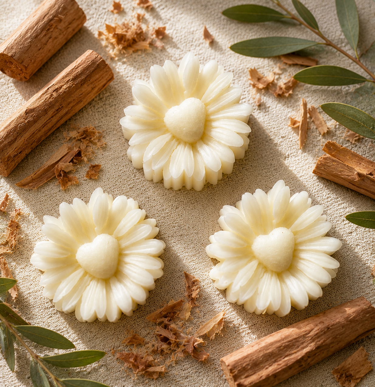 Daisy Beeswax Wax Melts  | Phthalate-Free Fragrance| 3-PK
