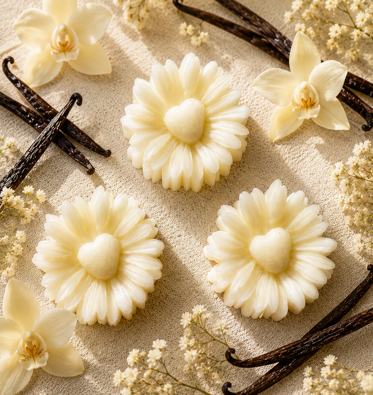 Daisy Beeswax Wax Melts  | Phthalate-Free Fragrance| 3-PK