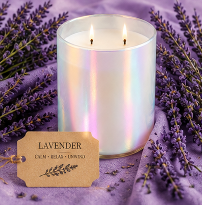 Hand Poured Beeswax Candle | Phthalate-Free Fragrance | 8oz