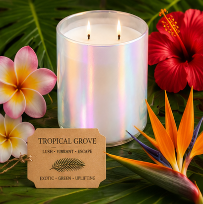 Hand Poured Beeswax Candle | Phthalate-Free Fragrance | 8oz
